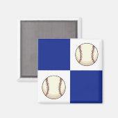 Funny Baseball Foto Template Magnet (Vorderseite/Rückseite)