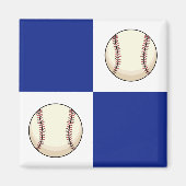 Funny Baseball Foto Template Magnet (Vorne)