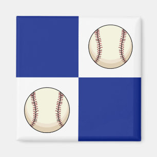 Funny Baseball Foto Template Magnet