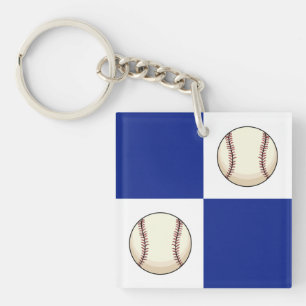 Funny Baseball Foto Template Schlüsselanhänger