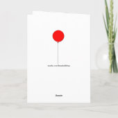 Funny Baseball Geburtstagskarte Karte (Rückseite)