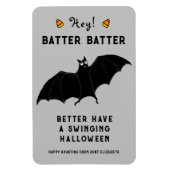 Funny Baseball Halloween-Geschenk Magnet (Vertikal)