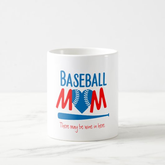 Funny Baseball Mama Kaffeetasse (Mittel)