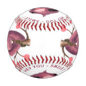 Funny Baseball mit Playful Sloth - Lächeln (Vorderseite)