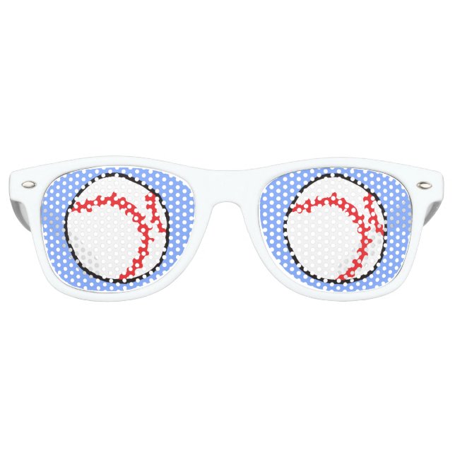 Funny Baseball Novelty Sports Partybrille (Vorderseite)