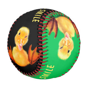 Funny Baseball Playful Duck Smile - Benutzerdefini