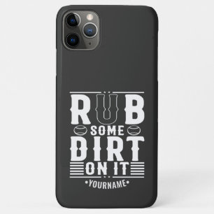 Funny Baseball rub ein wenig Schmutz darauf Case-Mate iPhone Hülle