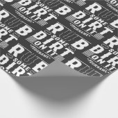 Funny Baseball rub ein wenig Schmutz darauf Geschenkpapier (Ecke)