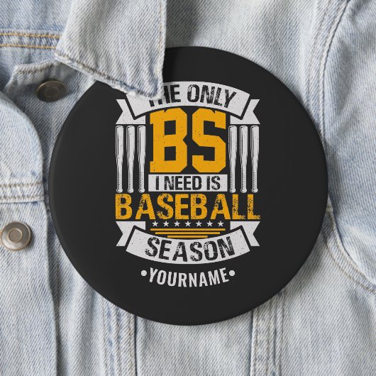 Funny Baseball Sarcasm Button (Beispiel)