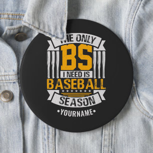 Funny Baseball Sarcasm Button
