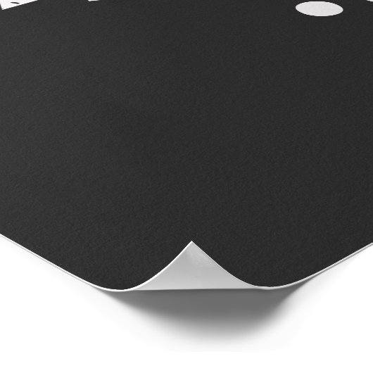 Funny Baseball Sarcasm Poster (Ecke)