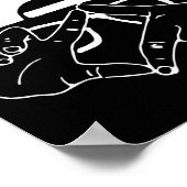 Funny Baseball Softball Season Apparel Poster (Ecke)