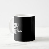 Funny Baseball Sorry Cant Baseball Bye Baseball Lo Kaffeetasse (Vorderseite Links)