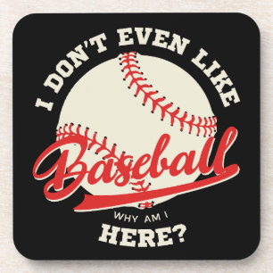 Funny Baseball Sportangebot Getränkeuntersetzer