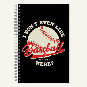 Funny Baseball Sportangebot Notizblock