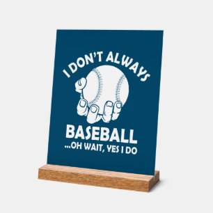 Funny Baseball Sportart Acrylschild