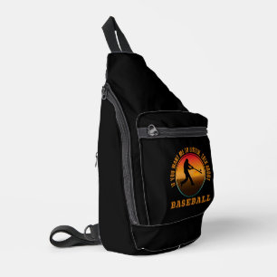 Funny Baseball Sprichwort Vintage Silhouette Playe Crossbody Bag