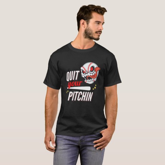 Funny Baseball T-Shirt (Vorne ganz)