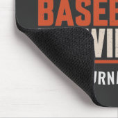Funny Baseball Twin Parent Geschenk Mousepad (Ecke)