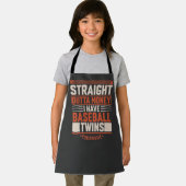 Funny Baseball Twin Parent Geschenk Schürze (Insitu)