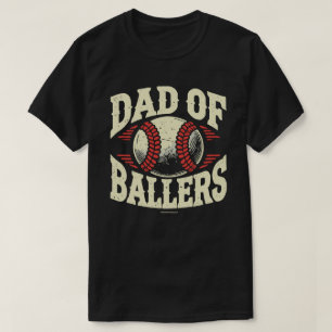 Funny Baseball Vater Grafisches T-Shirt - Vater vo
