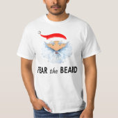 Funny Baseball Weihnachten T-Shirt (Vorderseite)