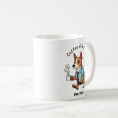 Funny Basenji Dog Business Suit Coffee  Kaffeetasse (VorderseiteRechts)