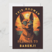 Funny Basenji Dog Parent Personalisiert