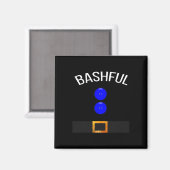 Funny Bashful Costume T Gift Novelty Magnet (Vorderseite/Rückseite)