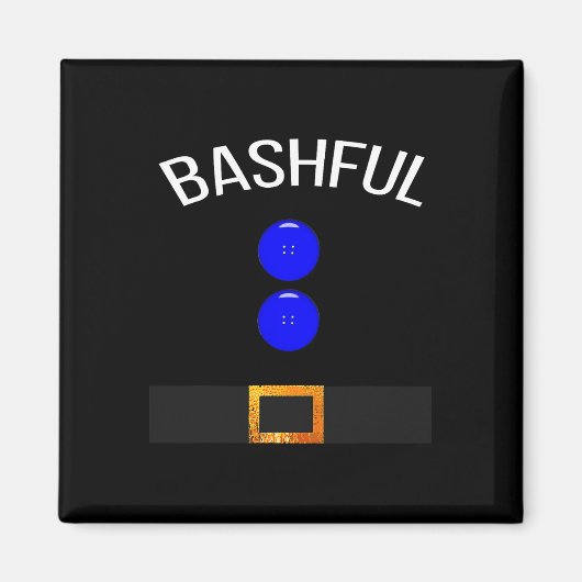 Funny Bashful Costume T Gift Novelty Magnet (Vorne)