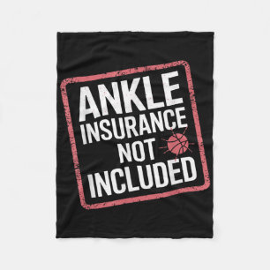 Funny Basketball Ankle Insurance Design for verlet Fleecedecke