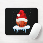 Funny Basketball Ball Weihnachtsdesign Mousepad (Mit Mouse)