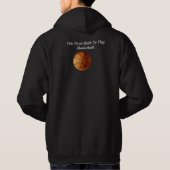 Funny Basketball Balls Logo, Hoodie (Rückseite)