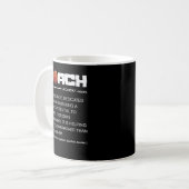 Funny Basketball Coach - Definition Gecoacht Kaffeetasse (Vorderseite Links)