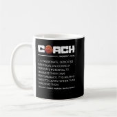 Funny Basketball Coach - Definition Gecoacht Kaffeetasse (Links)