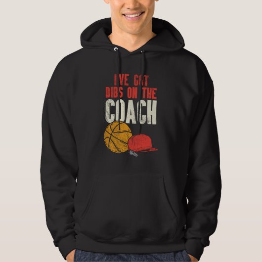 Funny Basketball Coach Gag Hoodie (Vorderseite)