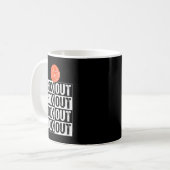 Funny Basketball Coach T Geschenkboxen Out Sprichw Kaffeetasse (Vorderseite Links)