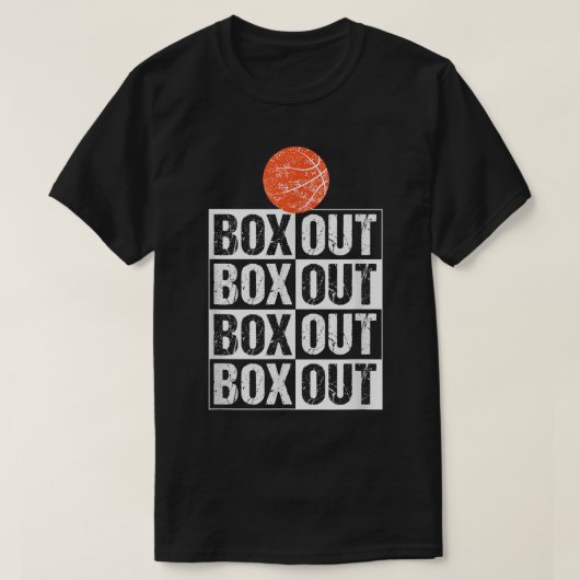Funny Basketball Coach T Geschenkboxen Out Sprichw T-Shirt (Design vorne)