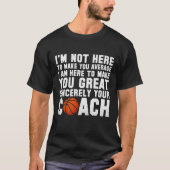 Funny Basketball Coach T-Shirt (Vorderseite)