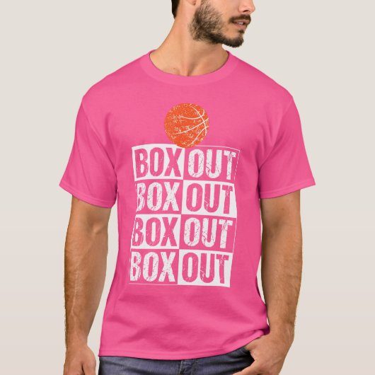Funny Basketball Coach Tshirt Geschenkboxen Out Sp (Vorderseite)