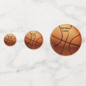 Funny Basketball Dont Shoot Early, Konfetti (Vorderseiten)