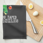 Funny Basketball Geschirrtuch (Viertel Falte)