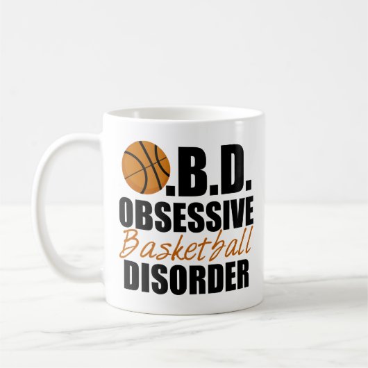 Funny Basketball Kaffeetasse (Links)
