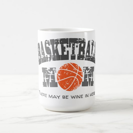 Funny Basketball Mama Kaffeetasse (Mittel)
