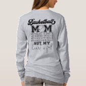 Funny Basketball Mama T-Shirt (Rückseite)