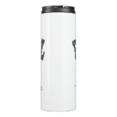 Funny Basketball Mama Thermal Tumbler Thermosbecher (Rückseite)