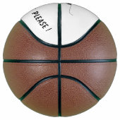 Funny Basketball mit Neugier Augen - Lächeln (Rechts)