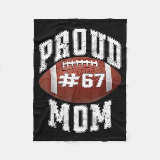 Funny Basketball Mom 67 Meme Proud Mama Design  Fleecedecke (Vorderseite)