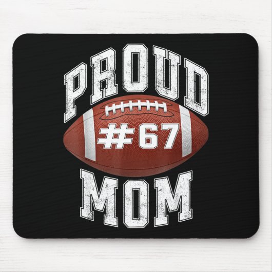 Funny Basketball Mom 67 Meme Proud Mama Design Mousepad (Vorne)