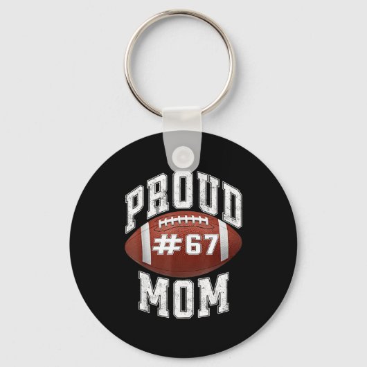 Funny Basketball Mom 67 Meme Proud Mama Design Schlüsselanhänger (Vorderseite)